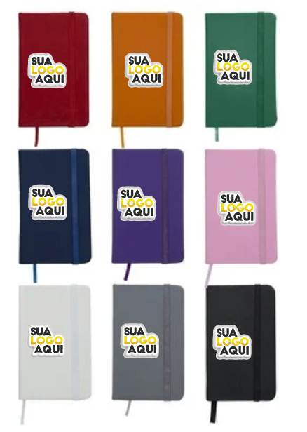 Bloco emborrachado de anotações Personalizado
