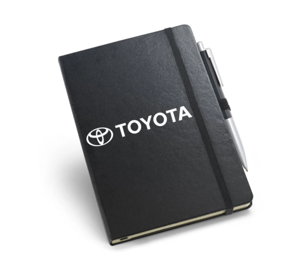 Kit de caderno e esferográfica Personalizado