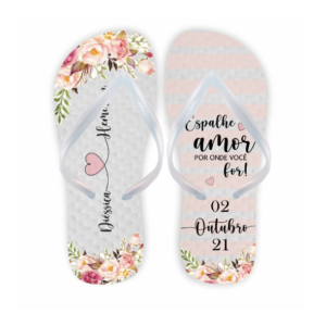 Chinelo Casamento Personalizado