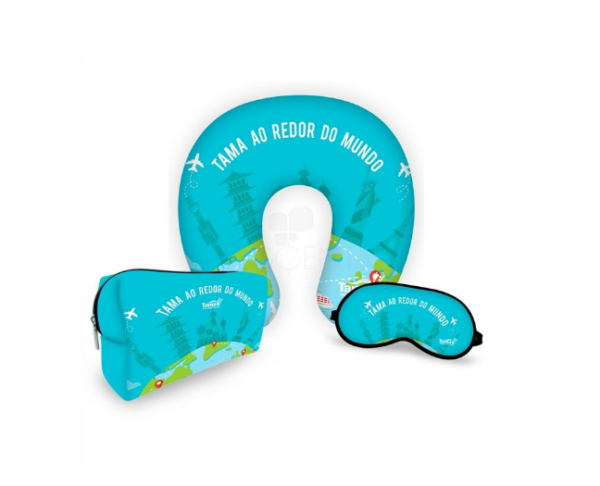 Kit Almofada Para Viagem Personalizado