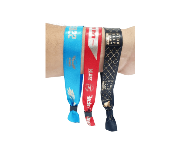 Pulseira Cetim 22x350mm Impressão Metalizada