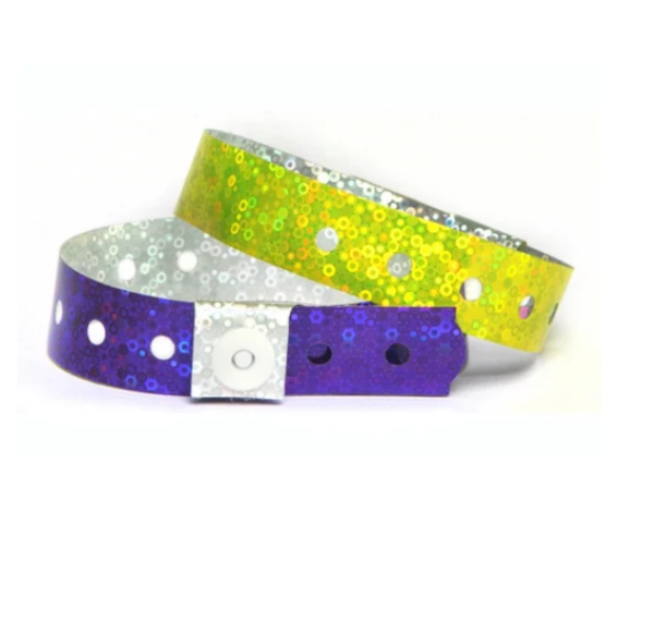 Pulseira PVC Holográfica