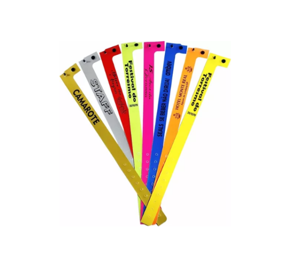 Pulseira PVC Wide com Botão