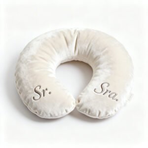 Almofada de Pescoço Personalizada Para Casamento