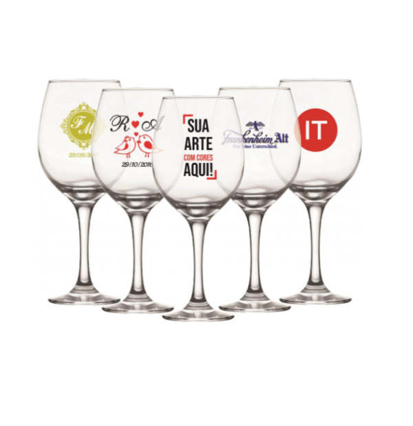 Taça de Vinho Personalizada 400ml