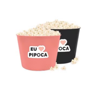 Balde de Pipoca Grande para Brindes Personalizados