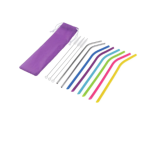 Canudo Reutilizável de Silicone