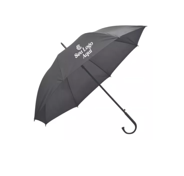 Guarda-Chuva para Portaria Preto Personalizado