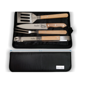 Kit Churrasco personalizado com 4 Peças