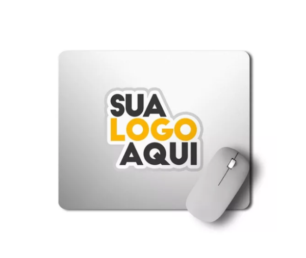 Mouse Pad Recortado Com o Logo