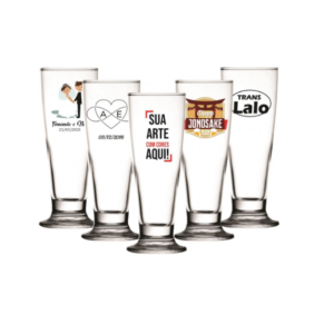 Tulipa de Chopp Vidro Personalizada