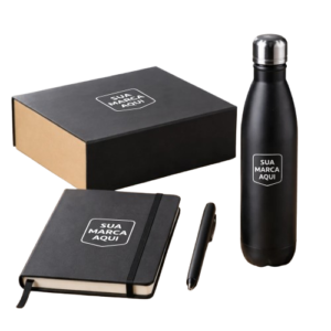 Kit Onboarding Personalizado com Garrafa e Caderno