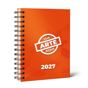 Agenda Personalizada 2027 para Brinde de Final de Ano
